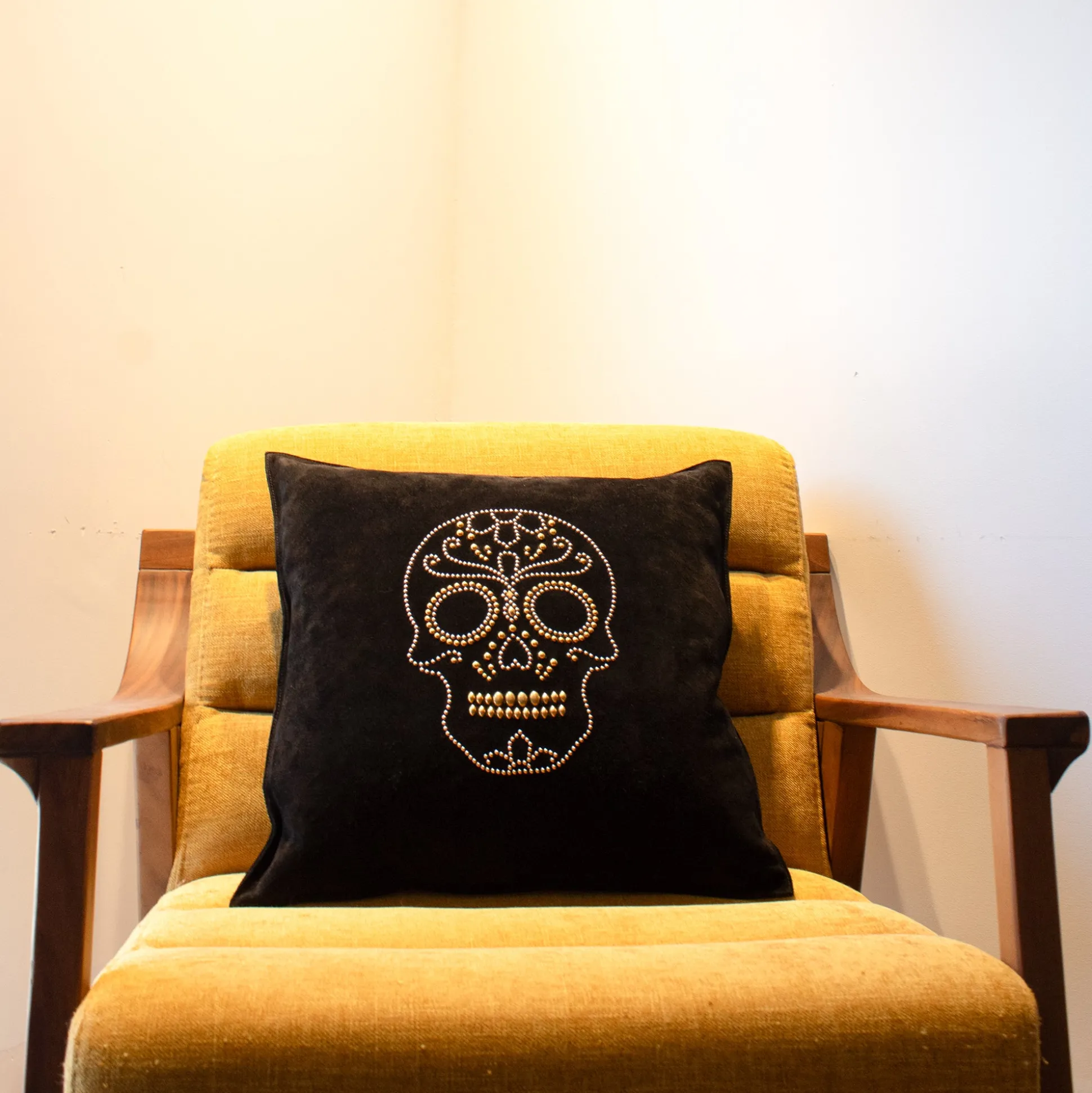 calavera_pillow_includes__4.webp Calleen Cordero Calavera Pillow (Includes Pillow Insert) 20" X 20" | Pillows
