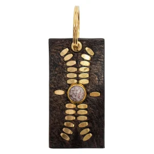 Calleen Cordero Dominic Semi-precious Stone Keychain | Keychains