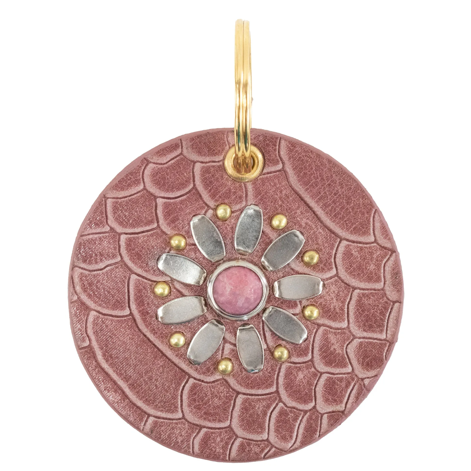 flor_semi__precious_stone_0.webp Calleen Cordero Flor Semi - Precious Stone Keychain | Keychains