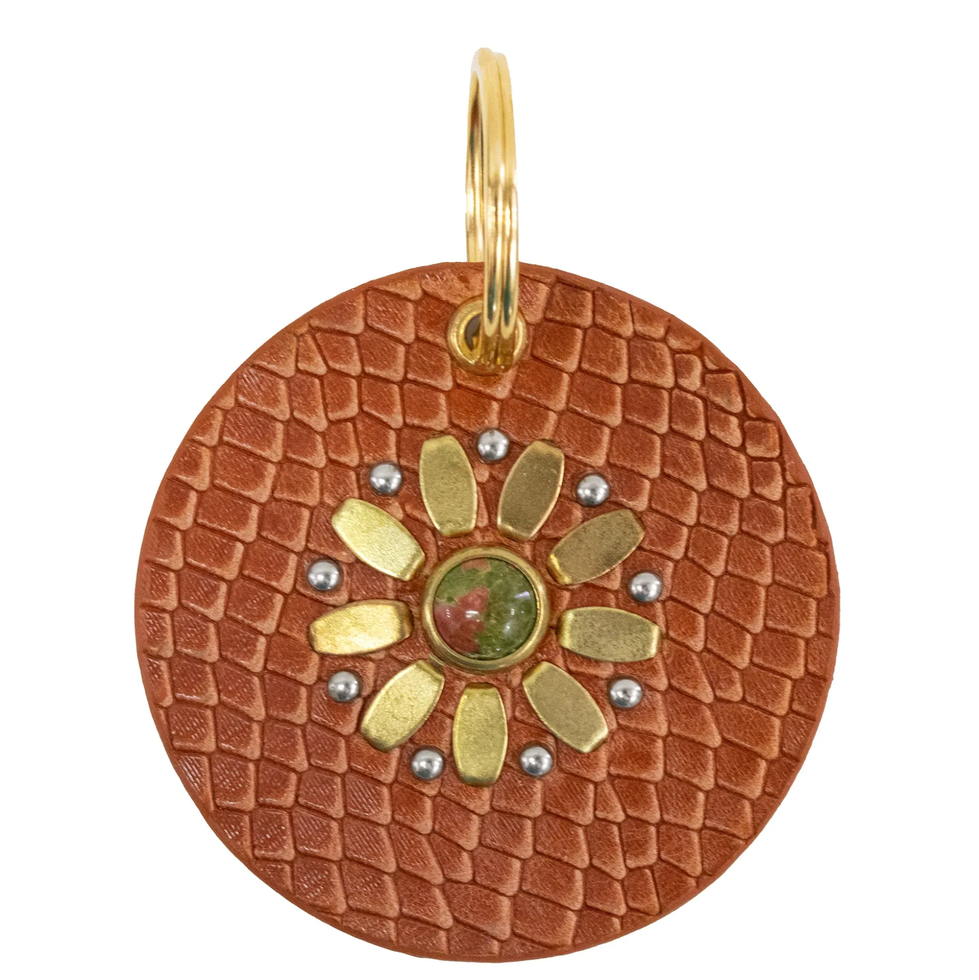 flor_semi__precious_stone_3.webp Calleen Cordero Flor Semi - Precious Stone Keychain | Keychains