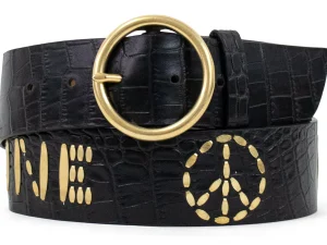Calleen Cordero Imagine Peace Circle Buckle 1.75