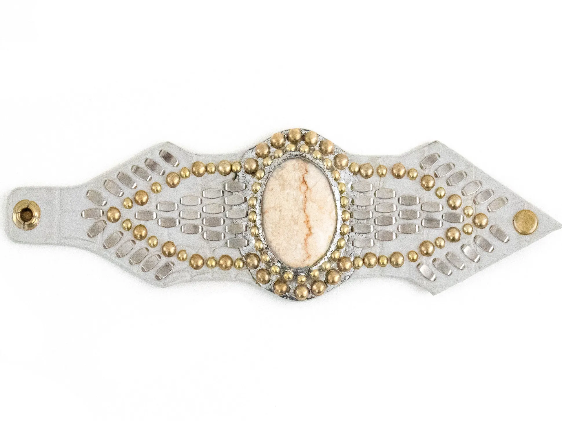 reina_semiprecious_rivers_2.webp Calleen Cordero Reina Semi-precious Riverstone Bracelet | Sculpted Bracelets