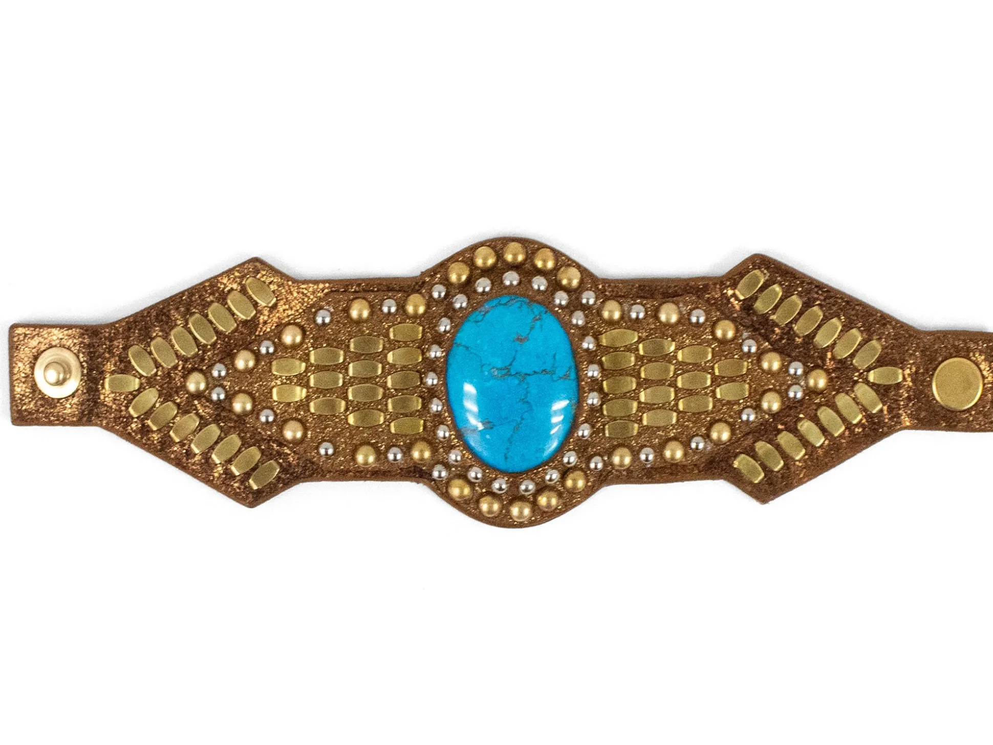 reina_semiprecious_turquo_1.webp Calleen Cordero Reina Semi-precious Turquoise Stone Bracelet | Sculpted Bracelets