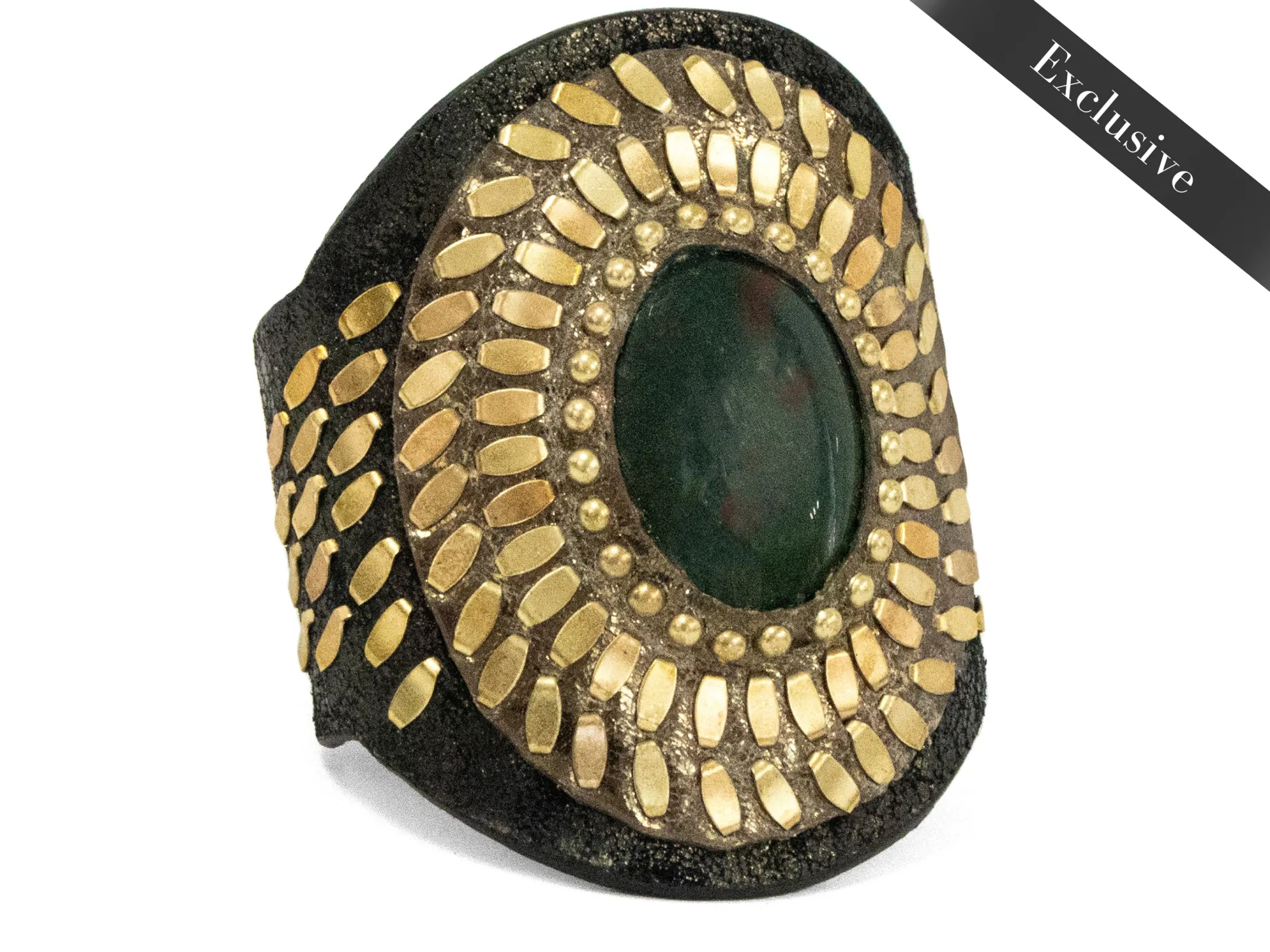 rocal_semiprecious_bloods_0.webp Calleen Cordero Rocal Semi-precious Bloodstone Cuff | Sculpted Bracelets