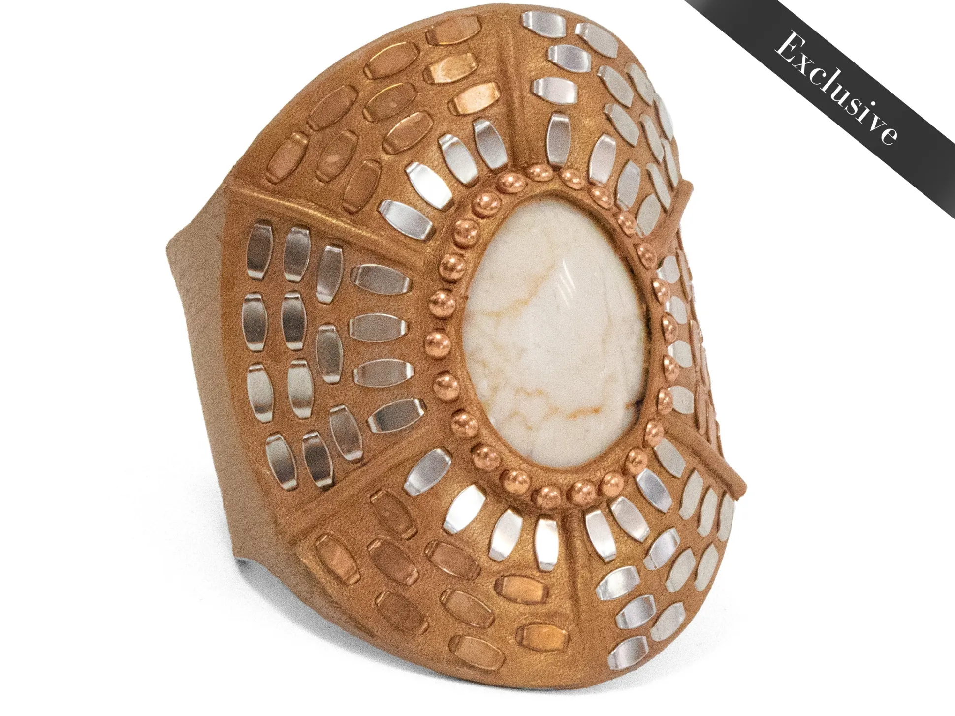 rocal_semiprecious_rivers_0.webp Calleen Cordero Rocal Semi-precious Riverstone Cuff | Sculpted Bracelets