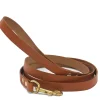 Calleen Cordero Simple Dog Leash - Tan Leather | Leashes