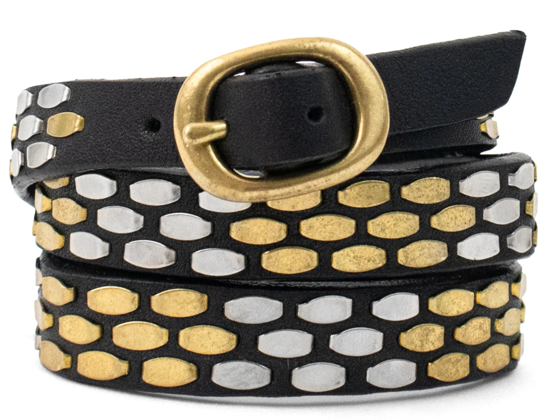 snake__triple_wrap_bracel_2.webp Calleen Cordero Snake .5" Triple Wrap Bracelet | .5” Bracelets