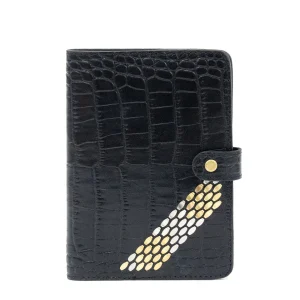 Calleen Cordero Snake Notebook 4 1/2" W X 6 H " | Leather Notebooks | Leather Notebooks