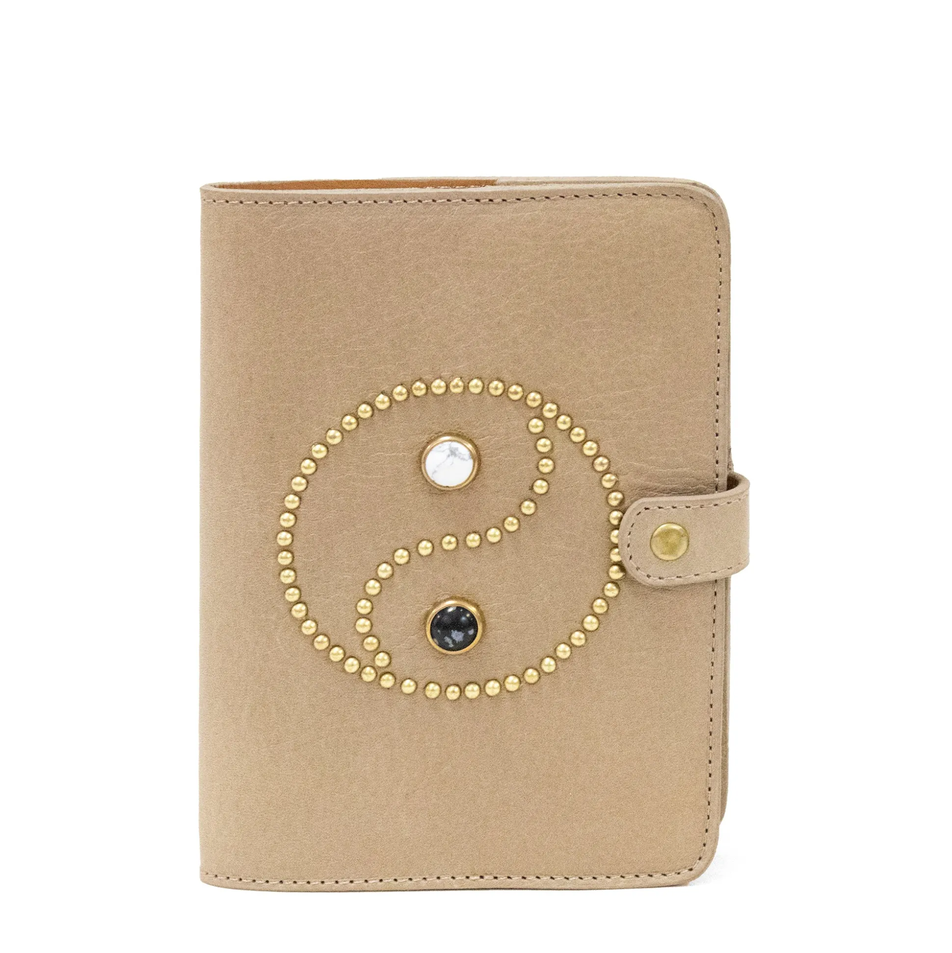 ying_yang_notebook___w_x__3.webp Calleen Cordero Ying Yang Notebook 4 1/2" W X 6" H | Leather Notebooks | Leather Notebooks