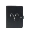 Calleen Cordero Zodiac Signs Notebook 4 1/2" W X 6" H | Leather Notebooks | Leather Notebooks